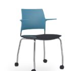 GO 34006 P Rod em Cadeira Go Cavaletti GO 34006 P Rod no Klips - Mobiliário Corporativo