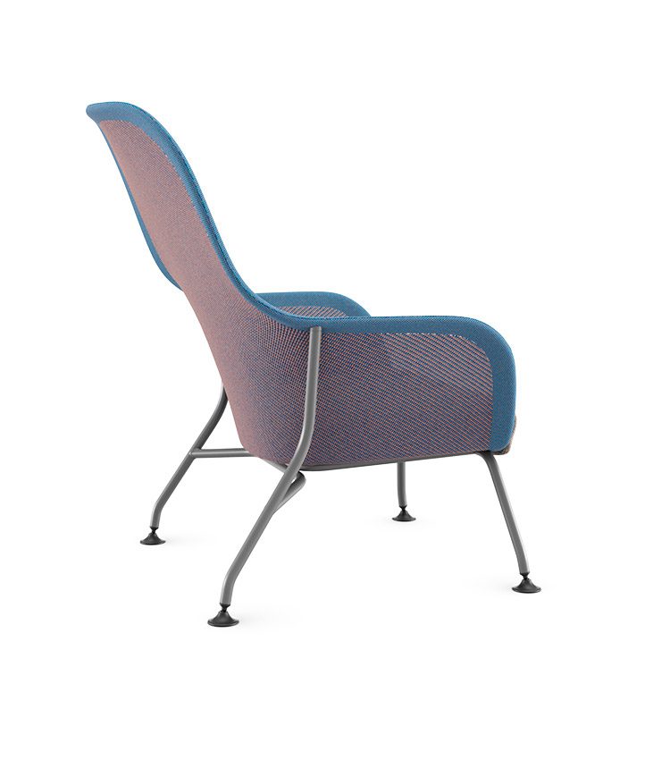 Lateral poltrona Raya Cavaletti