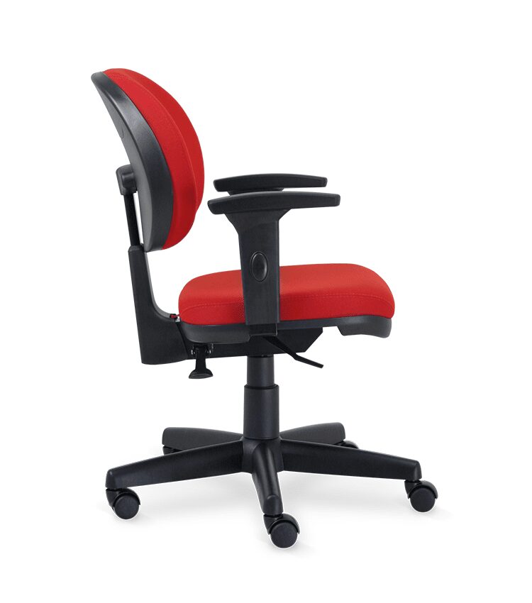 Lateral cadeira Stilo Cavaletti Vermelha