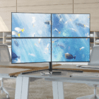 02 clipway 4 suporte monitores octoo mesa para notebook laptop monitores suporte ergonomico postura trabalho produtividade coworking home office empreendedorismo no Klips - Mobiliário Corporativo