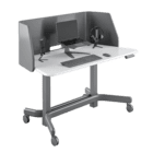 OCTOO MESA TRAPEZOIDAL COM REGULAGEM 011 no Klips - Mobiliário Corporativo