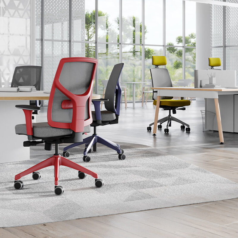 Cadeiras ergonomica cavaletti no Klips - Mobiliário Corporativo